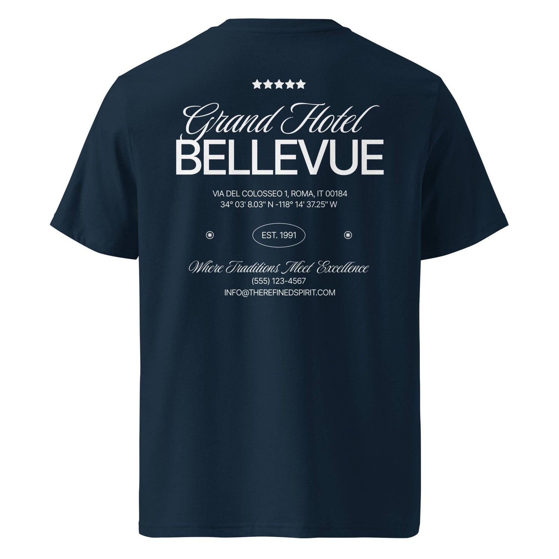 T-shirt unisex in cotone biologico Grand Hotel Bellevue