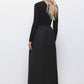 Gonna midi in gabardine a trapezio
