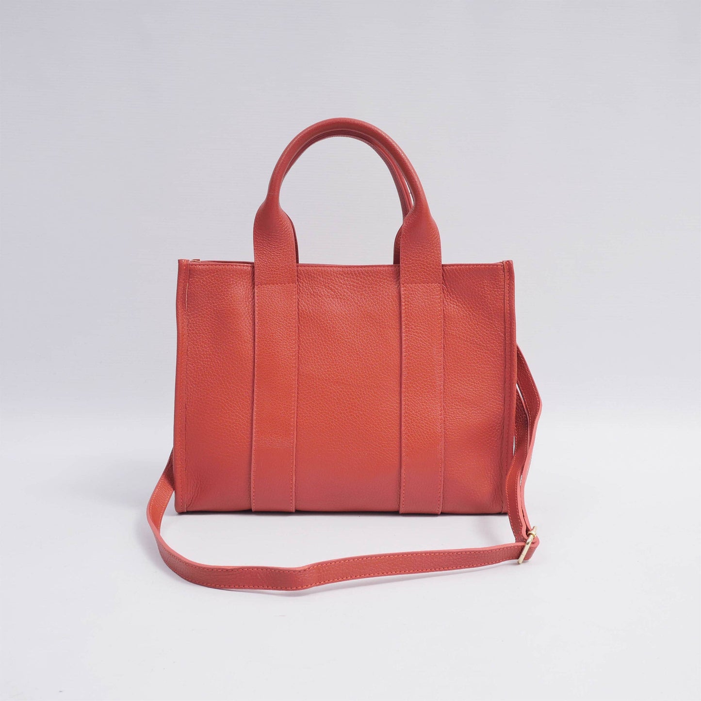 Borsa tote in pelle con tracolla