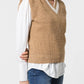 Gilet in maglia Risca con scollo a V