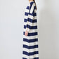 Abito in maglia a righe maxi