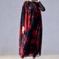 Abito lungo in chiffon con stampa floreale