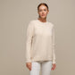 Maglione girocollo in maglia morbida da donna