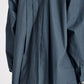Camicia corta Bella in popeline di cotone biologico blu denim
