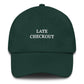 Cappellino da baseball ricamato “Late Checkout”