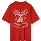 T-shirt oversize con stampa ironica in cotone biologico