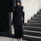 Scaldabraccia in lana merino extra fine con fasce lunghe