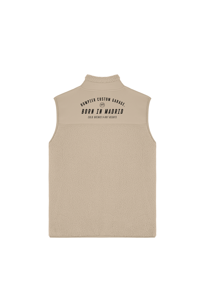 Gilet in pile Born in Madrid