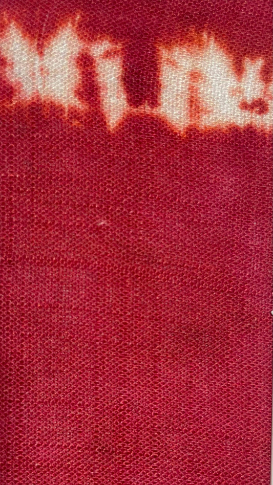 Top monospalla tie-dye da donna