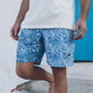 Costume da bagno uomo Breeze Paisley in filato SEAQUAL®