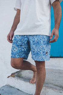 Costume da bagno uomo Breeze Paisley in filato SEAQUAL®