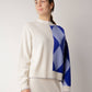 Maglione destrutturato in misto cashmere con intarsio a rombi