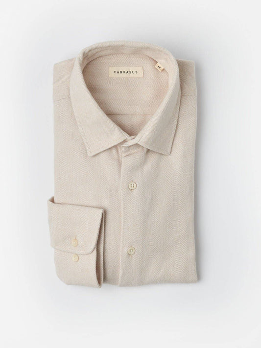 Camicia in flanella Gurin Nature in cotone biologico