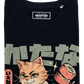 T-shirt Sushi Slayer Cat in cotone biologico con grafica manga