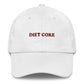Cappellino da baseball ricamato Diet Coke