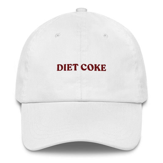 Cappellino da baseball ricamato Diet Coke
