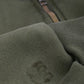 Felpa oversize super pesante con cappuccio verde Kombu