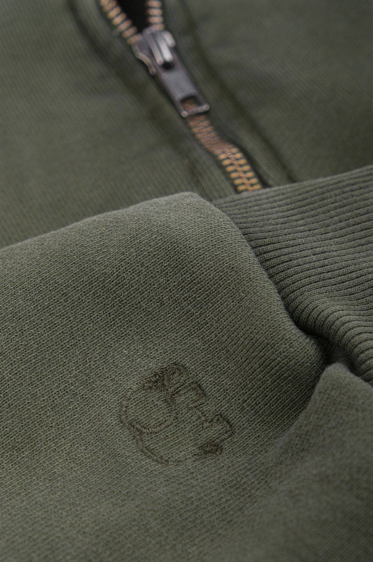 Felpa oversize super pesante con cappuccio verde Kombu