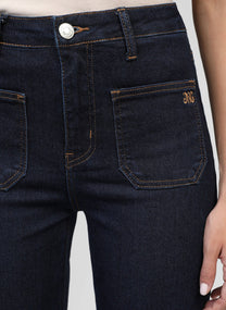 Jeans Paris in denim grezzo a gamba dritta