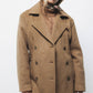 Cappotto doppiopetto con cintura