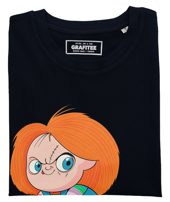 T-shirt nera Coffee Maniac con grafica caffè