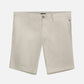 Pantaloncini chino elasticizzati beige da uomo