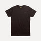T-shirt Essenziale Nera in Cotone Biologico