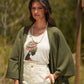 Top stampato in cotone
