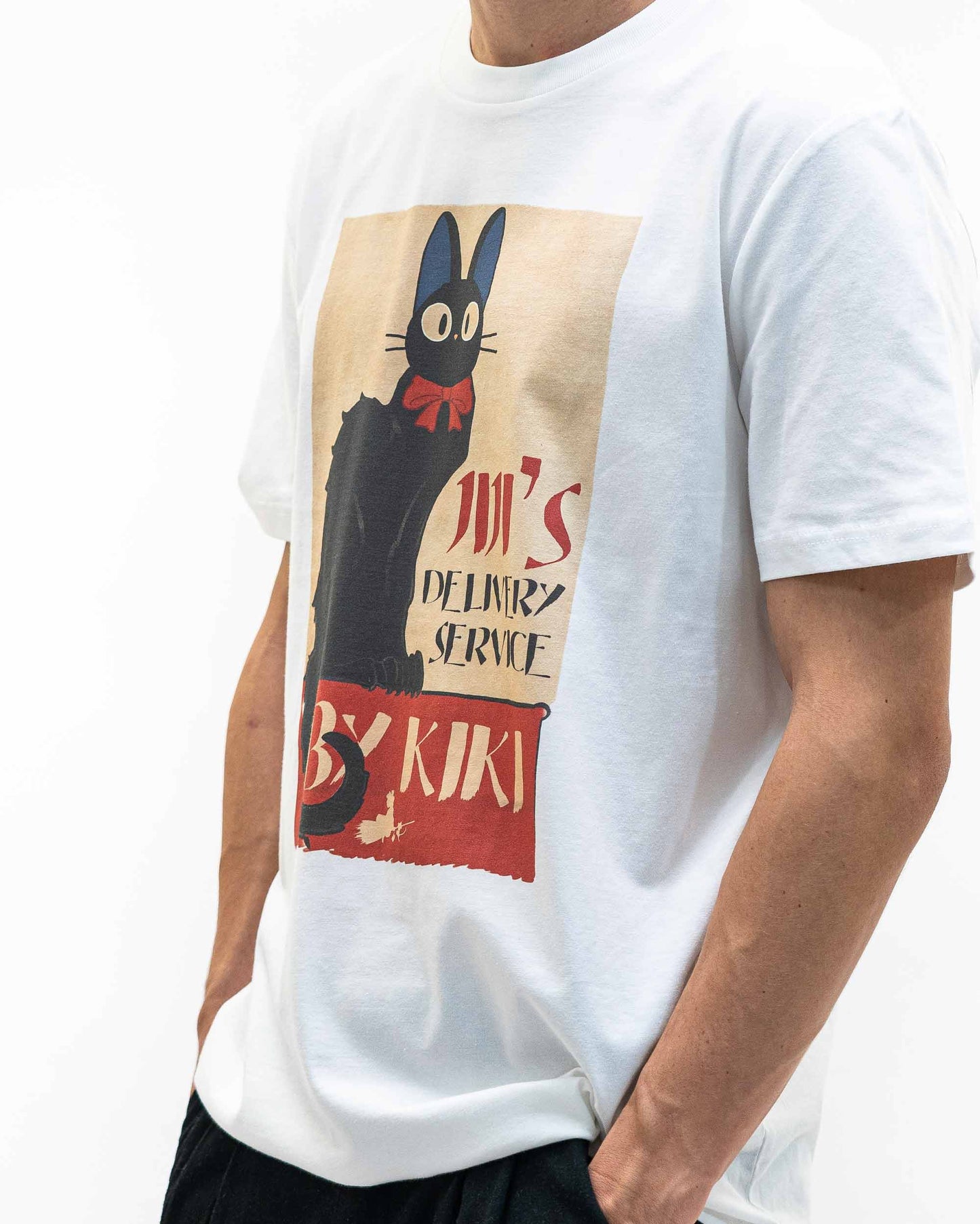 T-shirt Jiji in cotone biologico con stampa manga