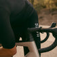 Pantaloncini da ciclismo neri con bretelle