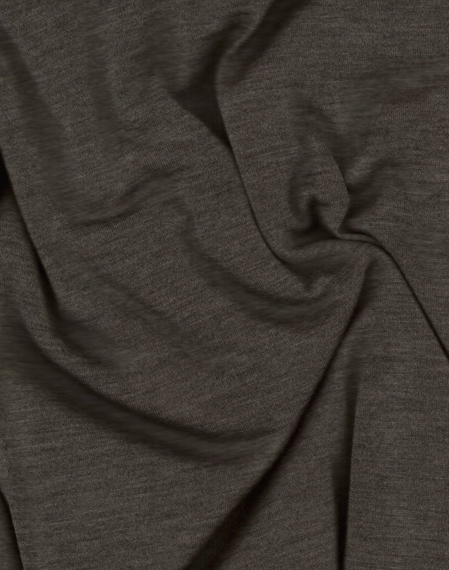 Maglione girocollo a costine in lana merino extra fine 3D