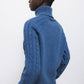 Maglione a collo alto in maglia strutturata