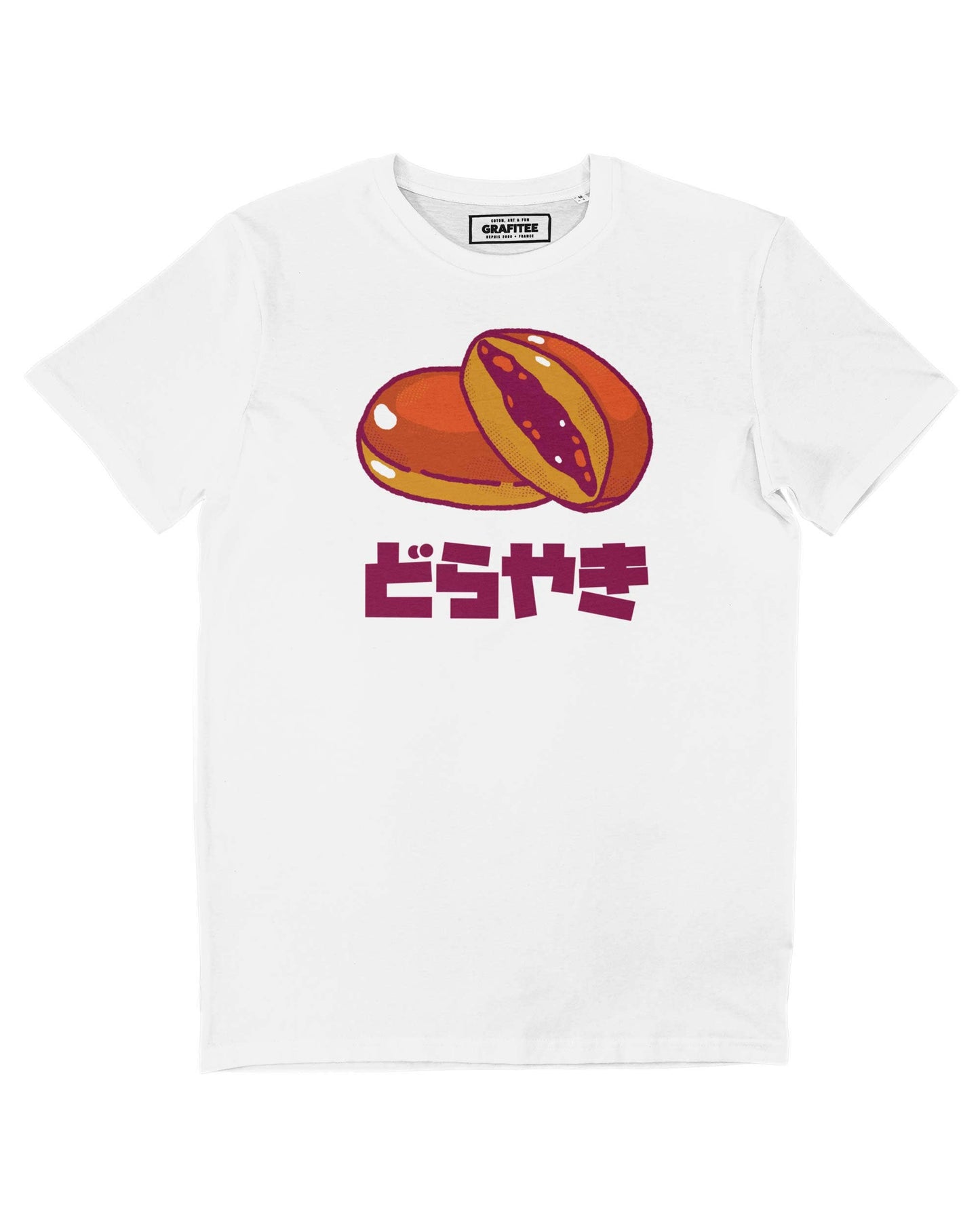 T-shirt Dorayaki con stampa dolce giapponese