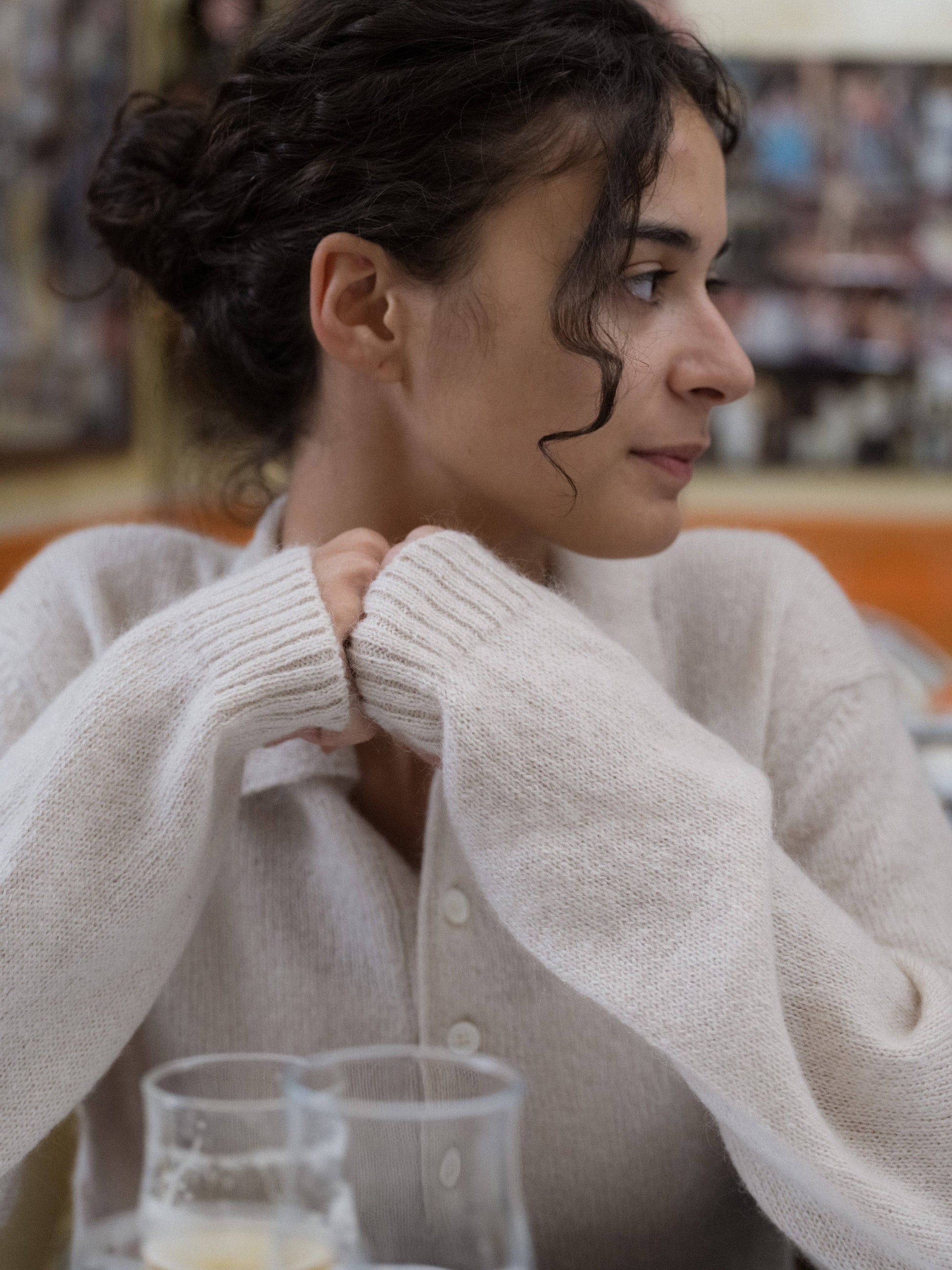Polo in misto mohair