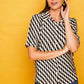 Camicia Aguadulce con stampa ondulata
