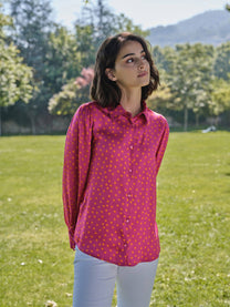 Blusa a pois in viscosa Pintas