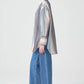 Camicia oversize a righe in cotone