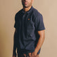 Polo Essential in Cotone Biologico Blu