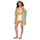 Kimono estivo boho a mezza lunghezza in cotone