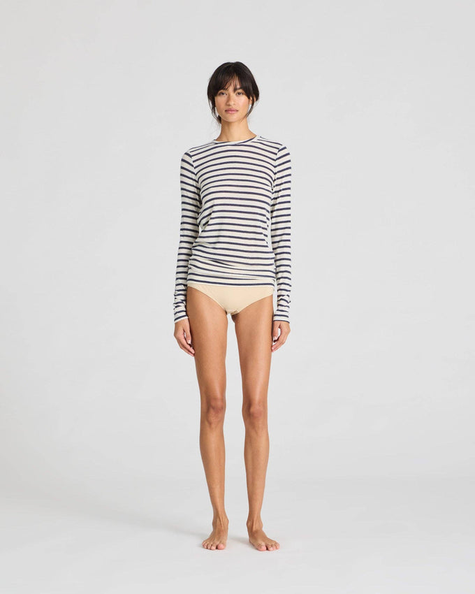 Maglia Thyra a righe in misto lana