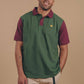 Polo color block in cotone biologico Greener Pastures