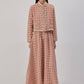 Completo in tweed con giacca corta e gonna lunga