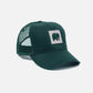 Cappellino trucker tonal verde giungla