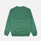 Felpa Essential in cotone organico verde Bosforo
