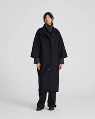 Cappotto lungo Nete in lana riciclata