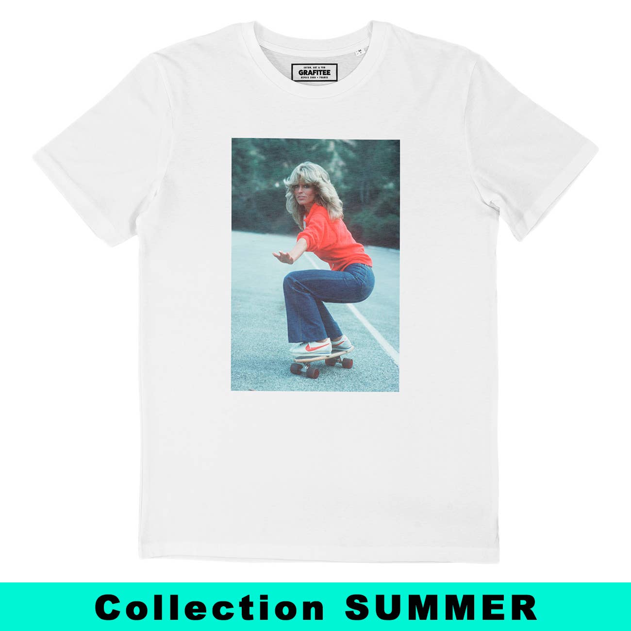 T-shirt unisex vintage Farrah Fawcett