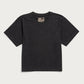 T-shirt squadrata in cotone riciclato antracite