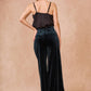 Top in raso con pizzo Faro