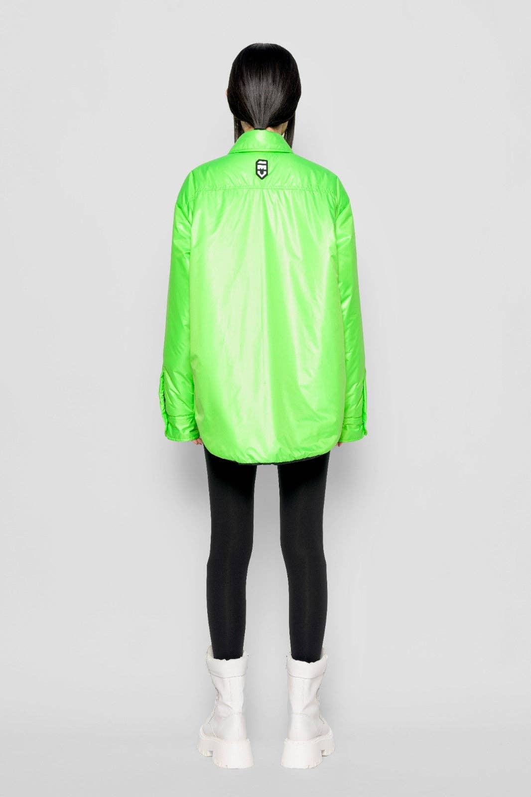 Camicia Imbottita Nemesi Verde Fluo