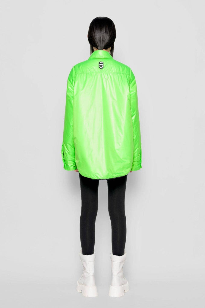 Camicia Imbottita Nemesi Verde Fluo